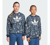 Sweat-Shirt ras-du-cou Adidas Originals X Liberty London Enfants Night Indigo / Multicolor 10-11A