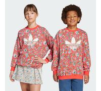 Sweat-Shirt ras-du-cou Adidas Originals X Liberty London Enfants Semi Lucid Red / Multicolor 14-15A