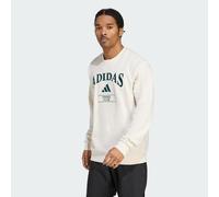Sweat-shirt ras-du-cou graphique adidas Heritage Chalk White / Aurora Ivy L