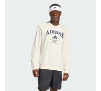 Sweat-shirt ras-du-cou graphique adidas Heritage Chalk White / Dark Blue M