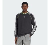 Sweat-shirt ras-du-cou liseré adidas Adicolor Black / White XS