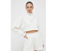 Sweat-shirt Reebok pour femme, blanc, à boutons, en coton, taille M, référence 0