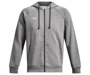 Sweat-shirt Rival Fleece Full-Zip Under Armour - Castlerock Light Heather/White L