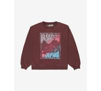 Sweat-shirt Roxy Lineup Brushed marron rougeâtre fille - 12