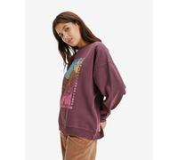 Sweat-shirt Roxy Lineup Oversized rouge bordeaux femme - XS
