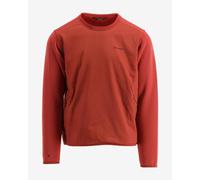 Sweat-shirt Salomon Outline Hybrid Warm orange intense femme - XS