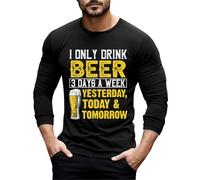 Sweat-shirt sans capuche pour les amateurs de bière avec inscription humoristique « Oktoberfest » - Manches longues - Avec inscription « Münchner », Noir , M