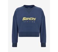 Sweat-shirt Santini Brand bleu marine femme - M