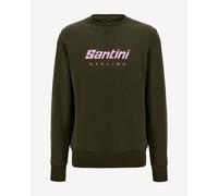 Sweat-shirt Santini Brand vert foncé rose - XXL