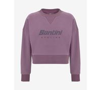 Sweat-shirt Santini Brand violet foncé femme - XXS