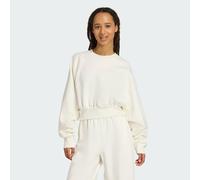 adidas Sweat-Shirt Soft Lux Ample pour Femme Taille XS Blanc cassé