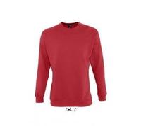 Sweat shirt - SOL S - 13250 - Rouge - Unisexe - Molleton gratté 50% coton 50% polyester XS