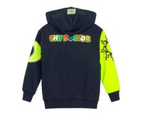Sweat-Shirt Sole Luna Vr46 Heritage Pour Enfant, Bleu Moto Gp