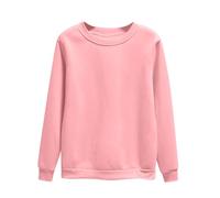 Sweat-shirt surdimensionné pour femme - Hiver - Col rond - Sans capuche - Pull en velours - Haut d'automne - Couleur unie - Coupe droite - Streetwear - Décontracté - Sportswear, PK1., XXXL