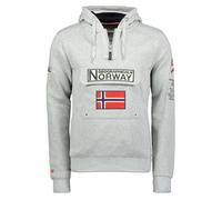 Sweat-Shirt Sweat-Shirt Geographical Norway Gymclass Homme Mélange De Coton Gris