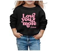 Sweat-Shirt/Sweater Enfant Unisexe Coton Manches Longues Col Rond Chemise de sous-vêtement Pullover pour Le Travail, Le Sport, et Loisirs T Shirt Manche mi Longue Enfant Fille