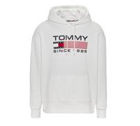 Sweat-Shirt Sweatshirt À Capuche Tommy Jeans Homme Coton Blanc
