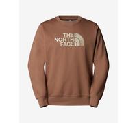 Sweat-shirt The North Face Drew Peak Crew marron logo gris clair - XXL