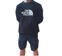 Sweat the north face drew peak crew noir blanc