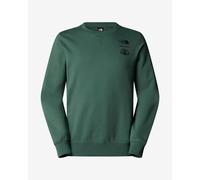 Sweat-shirt The North Face Outdoor Graphic Crew vert foncé - XL