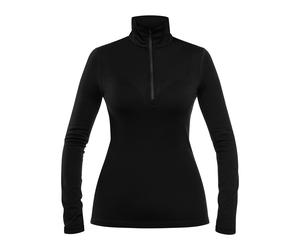 Sweat-shirt thermoactif pour femmes 260 Tech Half-Zip Icebreaker - Black M