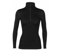 Sweat-shirt thermoactif pour femmes 260 Tech Half-Zip Icebreaker - Black XS