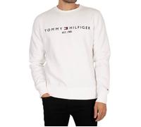 Sweat-shirt - Tommy Hilfiger - Logo - Blanc - Manches longues - Col classique XL