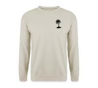 Sweat-shirt unisexe avec illustration de palmiers stylisés | Cette illustration minimaliste d'un palmier apporte une touche tropicale à n'importe quelle pièce et est idéale pour les