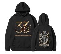 Sweat-shirt unisexe Expedition 33 Clair Obscur, manches longues, imprimé, pour hommes et fans du jeu 01-Noir S