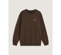 Sweat-shirt Vans Stomper Loose Fit Crew marron foncé - XL