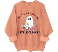 Sweat-shirt « Whos Afraid Of Little Old Me », chemise amusante pour femme et homme, Hami Orange, L