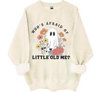 Sweat-shirt « Whos Afraid Of Little Old Me », chemise amusante pour femme et homme, Khika., XXL