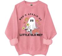 Sweat-shirt « Whos Afraid Of Little Old Me », chemise amusante pour femme et homme, rose, XXL