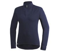 Sweat-shirt Woolpower Zip Turtleneck 400 L bleu marine foncé