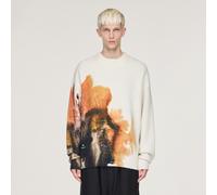 Sweat-shirt Y-3 AOP Knit Crew Core White / Multicolor L