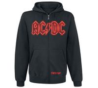 Sweat-shirt zippé à capuche de AC/DC - PWR UP - S à XXL - pour Homme - noir L