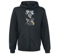 Sweat-shirt zippé à capuche de Ghost - Papa Of The World On Fire - M à XL - pour Homme - noir L