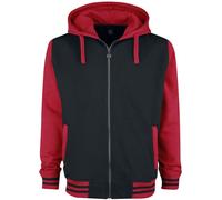 RED by EMP Homme Veste à Capuche Rouge Noir