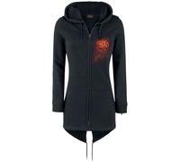 Sweat-shirt zippé à capuche de Spiral - Rose Brûlée - S à XXL - pour Femme - noir S