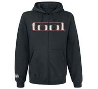 Sweat-shirt zippé à capuche de Tool - Grid Skull - S à XXL - pour Homme - noir XL
