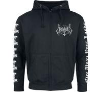 Sweat-shirt zippé à capuche de Unleashed - Fire Upon Your Lands - S à XXL - pour Homme - noir M