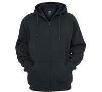 Sweat-shirt zippé à capuche de Urban Classics - Veste À Capuche Zippée Unie - S à XL - pour Homme - noir M