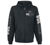 Sweat-shirt zippé à capuche de Volbeat - Servant of the mind - S à 5XL - pour Homme - noir 5XL