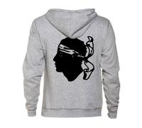 Sweat-Shirt Zippé À Capuche Logo Corse