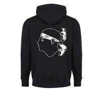Sweat-Shirt Zippé À Capuche Logo Corse