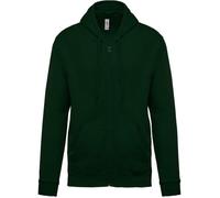 Sweat-shirt zippé capuche Kariban - Vert / Forêt XXXL