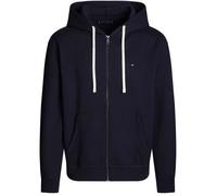 Tommy Hilfiger Sweat à Capuche avec Fermeture Éclair Homme Essential Fleece Zip Through avec Poches, Bleu (Desert Sky), M