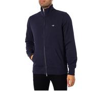 Sweat-shirt hommes Gant REG SHIELD FULL ZIP SWEAT Bleu EU M