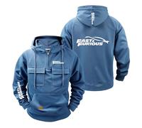 Sweat Shirts À Capuche Imprimés pour Hommes Collection F.u.r.IO.u.s F.l.y F.a.s.t Vestes Décontractées Pulls De Fitness Demi Zip Vêtements Sport-LanSe||m