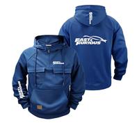 Sweat Shirts À Capuche Imprimés pour Hommes Collection F.u.r.IO.u.s F.l.y F.a.s.t Vestes Décontractées Pulls De Fitness Demi Zip Vêtements Sport-SLanSe||l